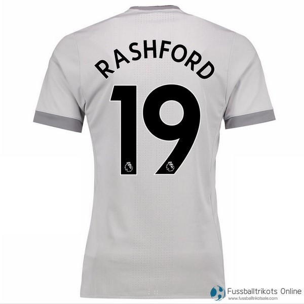Manchester United Trikot Ausweich Rashford 2017-18 Fussballtrikots Günstig